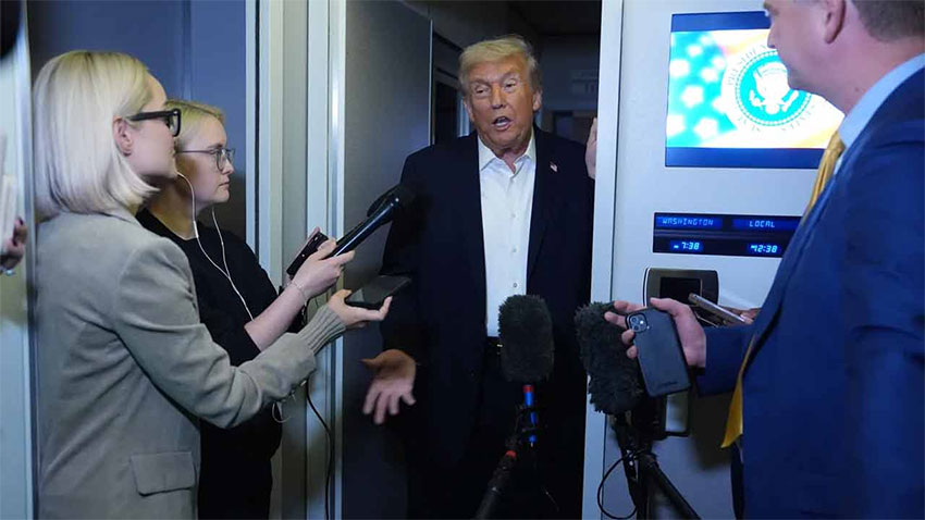 গাজায় ইসরায়েলি হামলার পর ট্রাম্প বললেন ‘যুদ্ধবিরতি বিপন্ন হয়নি’